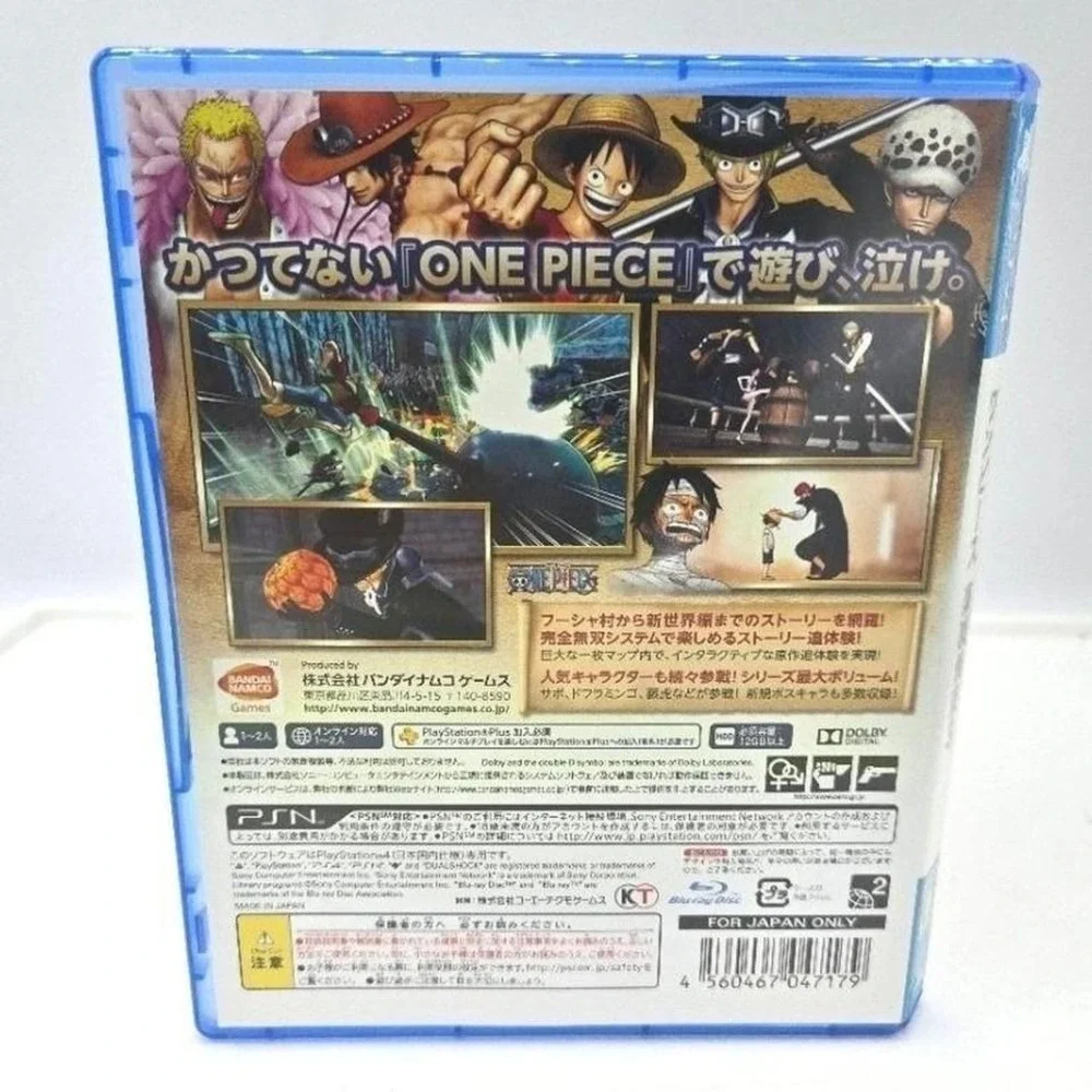 One Piece Pirate Warriors 3 PlayStation 4 PS4 (Japan Import NTSC-J, Cero C) CIB